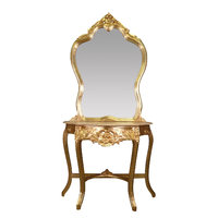 La console avec son miroir Louis XV