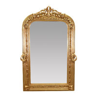 MIROIRS - Miroir Louis XV en bois doré