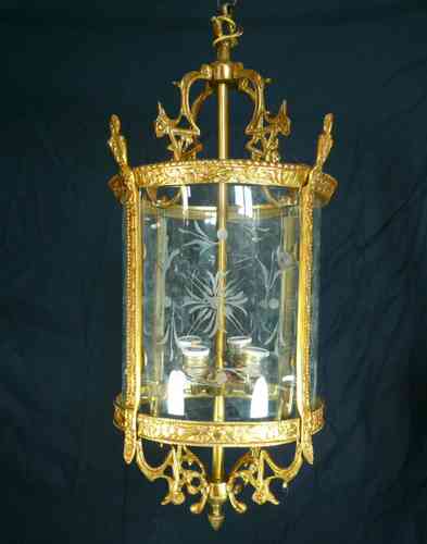 Bronze lantern style louis xv