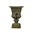 Vase Medicis and pedestal cast iron