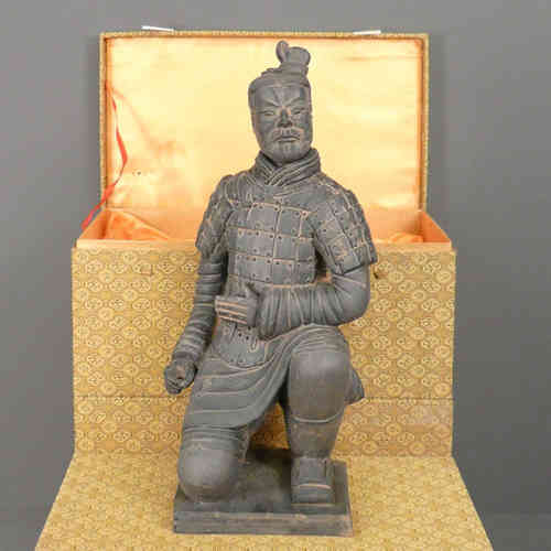 Archer - Statuette soldat Chinois Xian en terre cuite