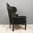 Black baroque chair