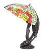 Lampe flying lady style Tiffany
