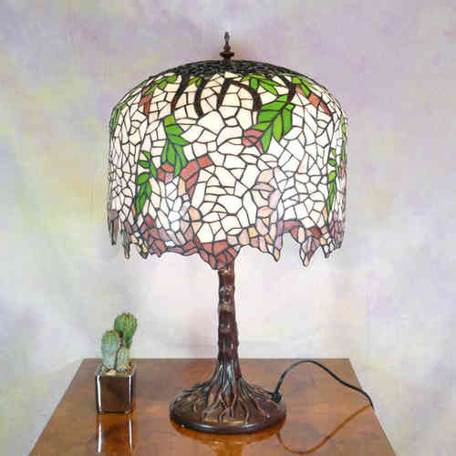 Lampe wisteria de style Tiffany