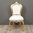 Baroque chair white and gold