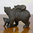 L'ours et ses petits - Sculpture en bronze