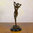 Naked woman - bronze statue