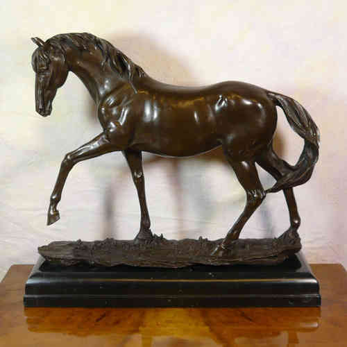 Bronze-Statue - Pferd