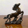 Bronzeskulptur eines Pferds
