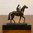 Equestrian bronze  statue - the jokey