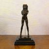 "La soumise" - Statue en bronze érotique