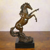 Cheval cabré - Sculpture en bronze