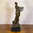 Muse lyre - Bronze statue