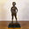Le jeune garçon en short - Statue en bronze art déco