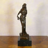 Woman bronze statue
