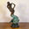 Bronze statue of a mermaid - two bronze patina