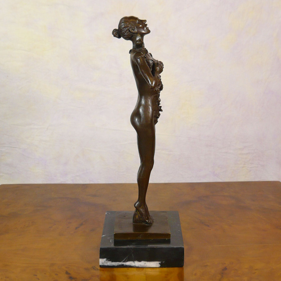 Art Deco Dancer - Bronze Sculpture - statue style 1920