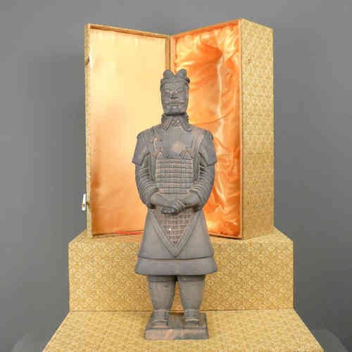 Général - Statuette soldat Chinois Xian en terre cuite