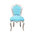 Chaise baroque bleue