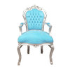Baroque armchair blue