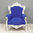 Baroque blue armchair