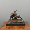 Sculpture en bronze - Les deux perdrix