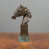 Bronzo Statua - Busto di un cavallo