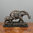 Sculpture en bronze - Éléphant et son éléphanteau
