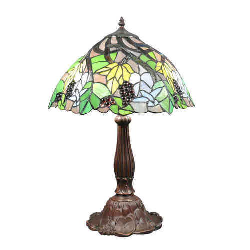 Lampe Tiffany décor de raisins