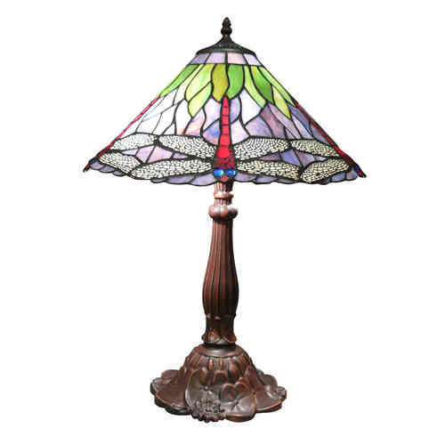 Lampe de style Tiffany dragonfly