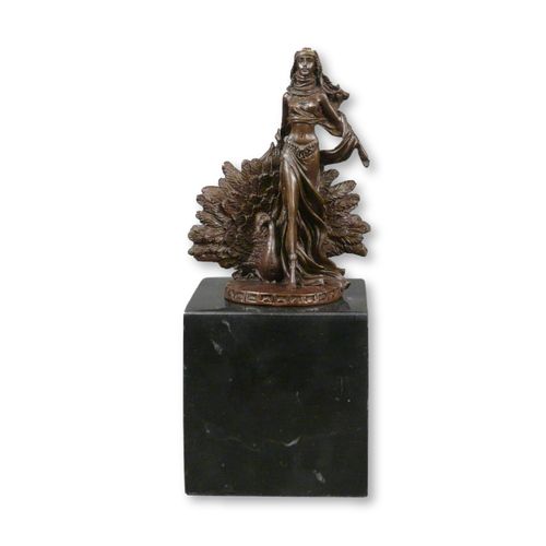 Estatuilla de bronce de la diosa Hera