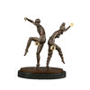 Statua in bronzo della coppia dischi ballerini russi
