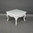 Table basse baroque blanche