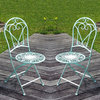 Wrought iron chair - Price for the pair