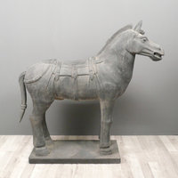 Estatuas de los caballos del ejército del emperador Qin Shi