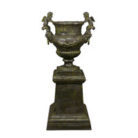Cast iron urn Medicis