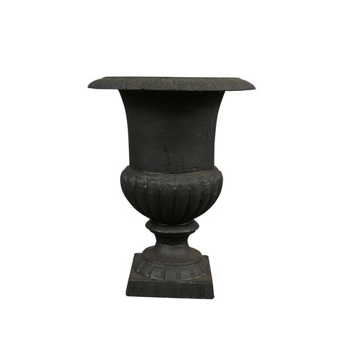 Vase aus Gusseisen Medicis schwarz