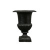 Cast iron urn Medicis black