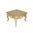 Table basse baroque dorée