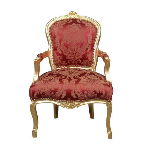 Poltrona Louis XV rosso