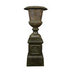 Cast iron urn with this base