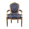 Louis XVI armchair blue