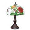 Tiffany lamp with roses