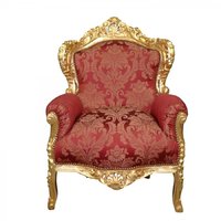 Lire tout le message: Le fauteuil baroque rouge pour père noël