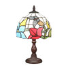 Kleine Tiffany-Lampe Vogel