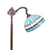 Lámpara de pie Tiffany Mónaco campana