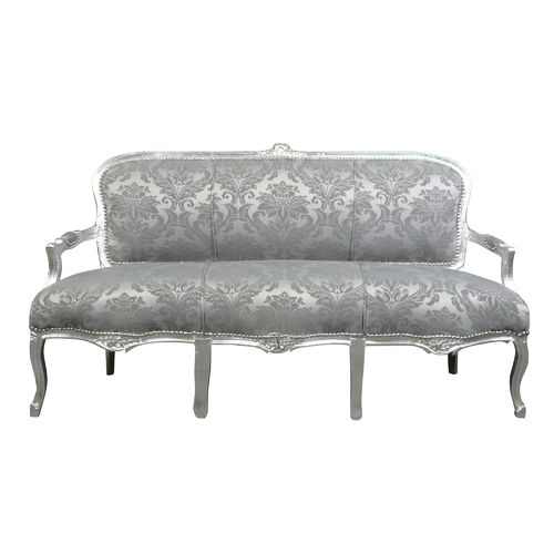 Sofa Louis XV gray rococo