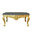 Table basse baroque en bois doré