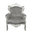 Baroque armchair gray