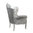 Baroque armchair gray
